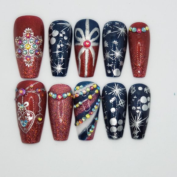 Other - Medium Coffin Gel Press on Nails